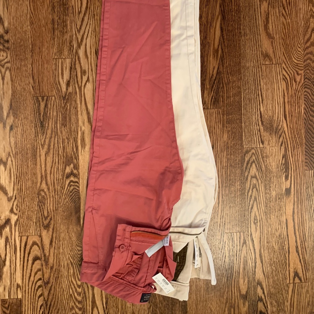 2 J Crew 484 Chinos BRAND NEW